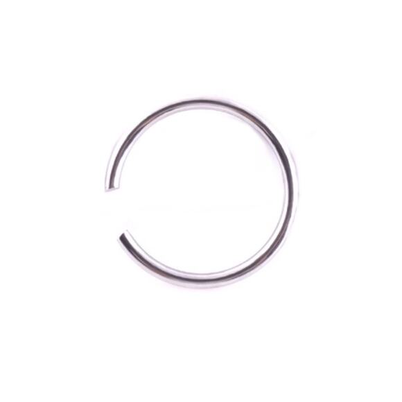 5 Stainless Steel Hoops 6mm - Picture 2 of 6